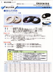 帯鉄(ｽﾁｰﾙﾌｰﾌﾟ)ﾍﾞｰﾘﾝｸﾞﾌｰﾌﾟ　重量物の梱包用帯鉄ﾊﾞﾝﾄﾞ, 結束機も札場産業へ　,白硬・青硬・メッキ 各種サイズ有ります　帯鉄の結束にはｼｰﾙ金具､引き締め機・封かん機・ｺｲﾙｽﾀﾝﾄﾞをご用意下さい